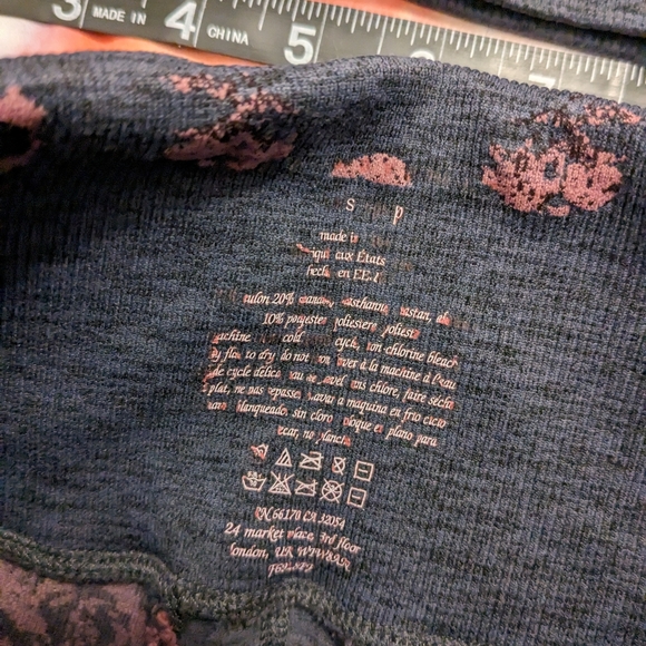 🌹🍇 Free People Movement Pink Floral Set Size XS/Small - Picture 3 of 6